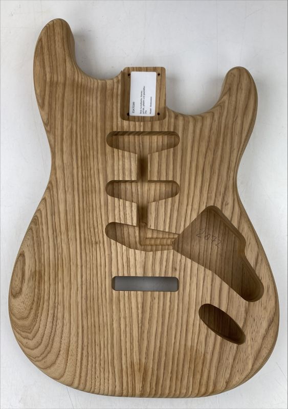 Body American Ash, 2-pcs. roasted, Strat, Unique Piece #089